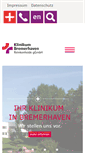 Mobile Screenshot of klinikum-bremerhaven.de